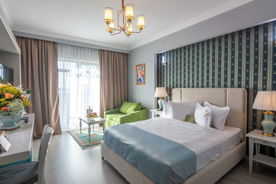 Premium Double Room, 1 Queen Bed | Minibar, in-room safe, free WiFi, bed sheets