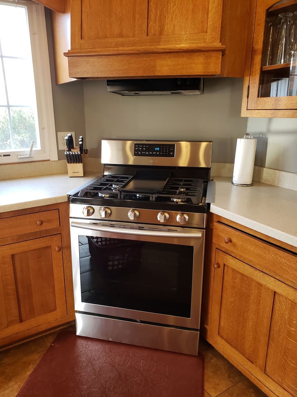 New gas stove