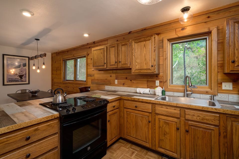Kitchen View to Dining Area