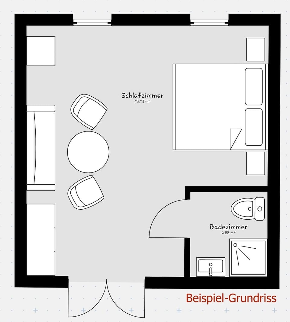 Comfort Double Room | Hypo-allergenic bedding, individually furnished, desk, blackout drapes