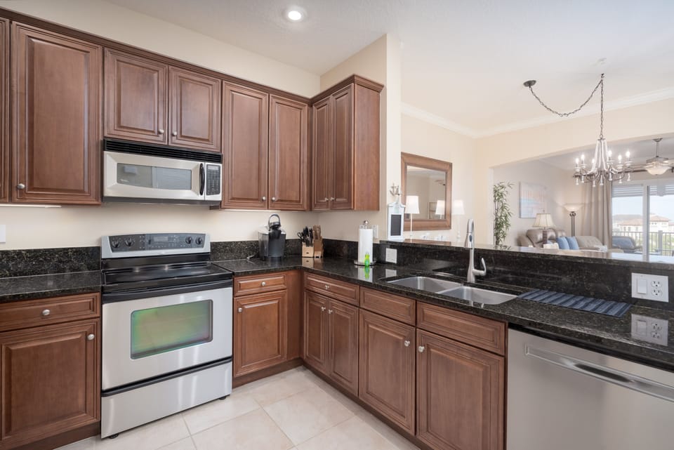 Enjoy the beautiful views while in the kitchen.