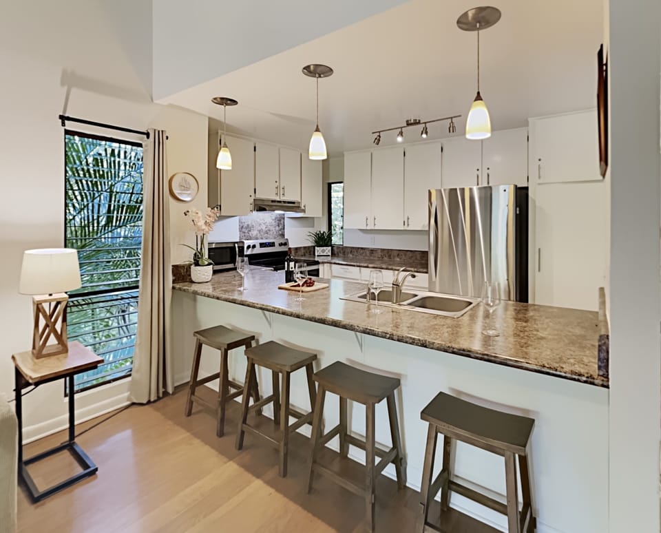 Entertain your guests while preparing a Hawaiian meal.