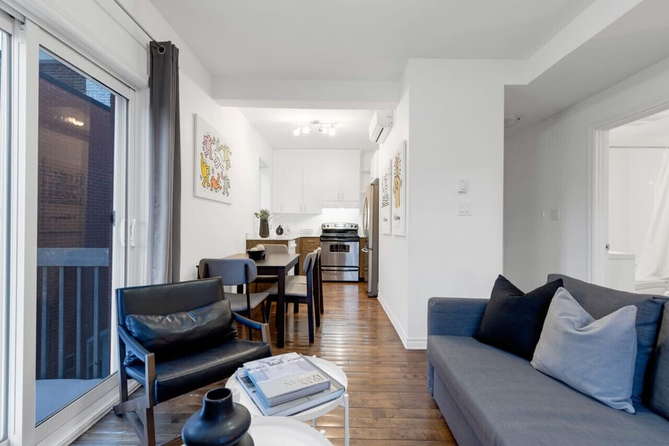 Living Room: Features 1 sofa bed, memory foam, and a Smart HD TV with Netflix, YouTube, and Prime.