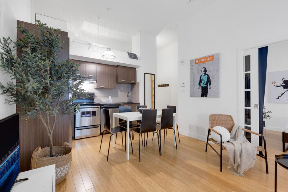 Living Room: Features 1 sofa beds and a Smart HD TV. Log in to your favorite streaming services like Netflix, Disney+, and Prime.