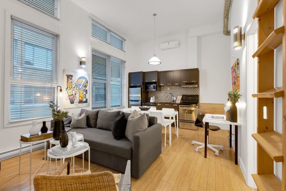 Living Room: Features 1 sofa beds and a Smart HD TV. Log in to your favorite streaming services like Netflix, Disney+, and Prime.
