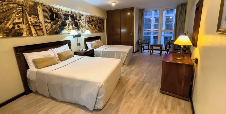 Classic Room, 2 Queen Beds | In-room safe, desk, blackout drapes, soundproofing