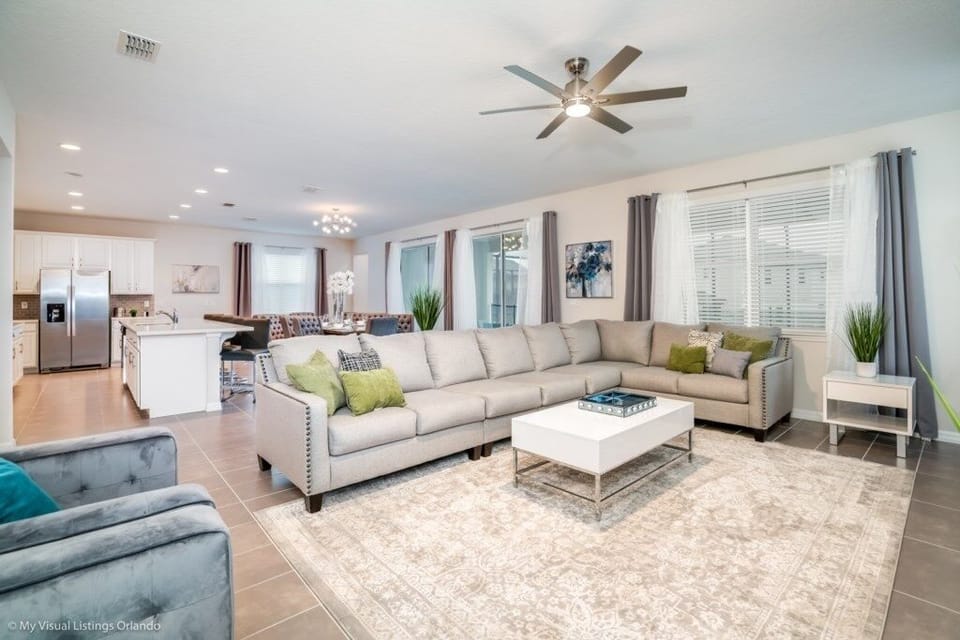 Villa, 5 Bedrooms | Living area