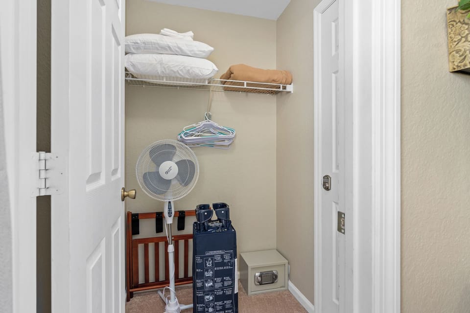 Pack-n-play for small travelers that want to sleep near the grown-ups