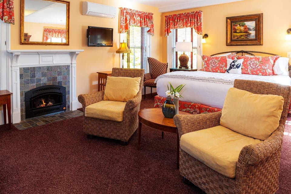 Paprika, Bass Cottage | Premium bedding, down comforters, pillowtop beds, blackout drapes