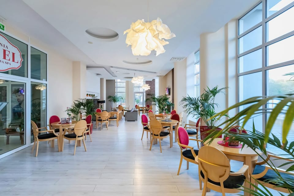 Restaurant in the building.