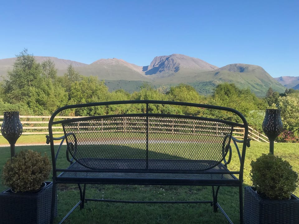 Spectacular views over the Grampian mountains | Cushendall House, Banavie, near Fort William