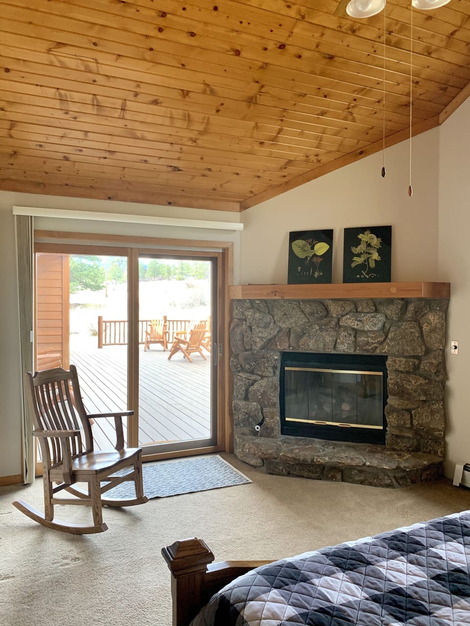 Master suite with patio and hot tub access.