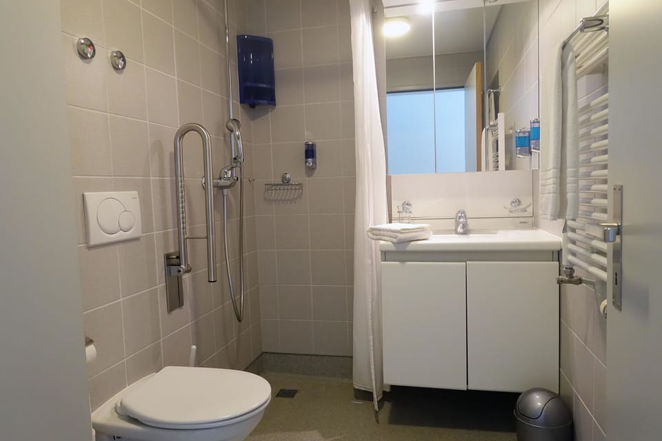 Standard Room, 2 Twin Beds | Bathroom | Shower, towels