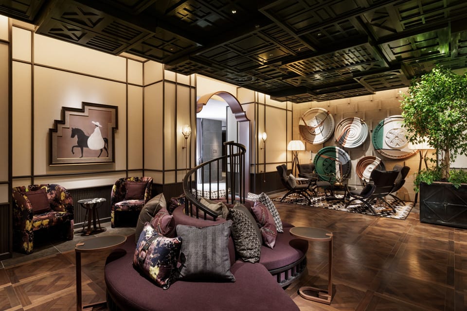 Lobby sitting area