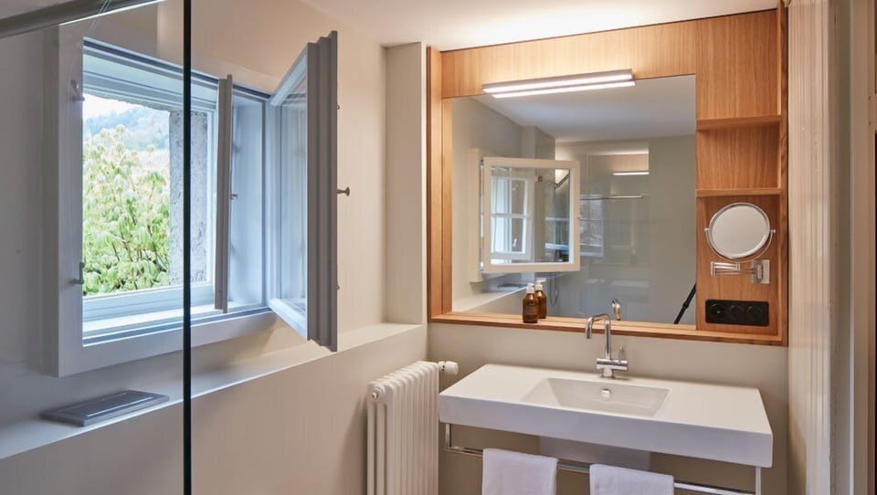 Free toiletries, hair dryer, slippers, towels