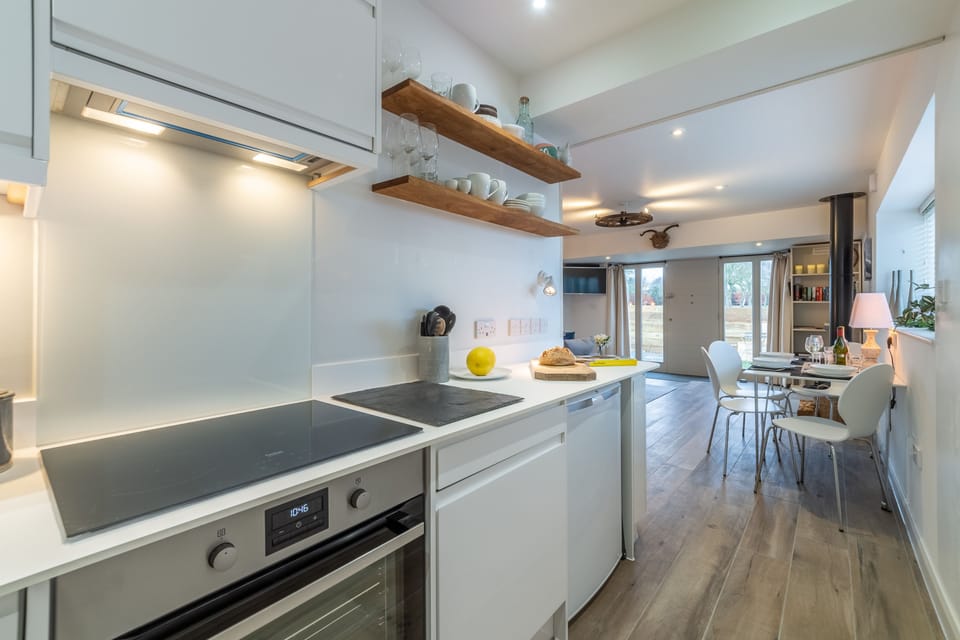 Ground floor: Well-equipped galley-style kitchen