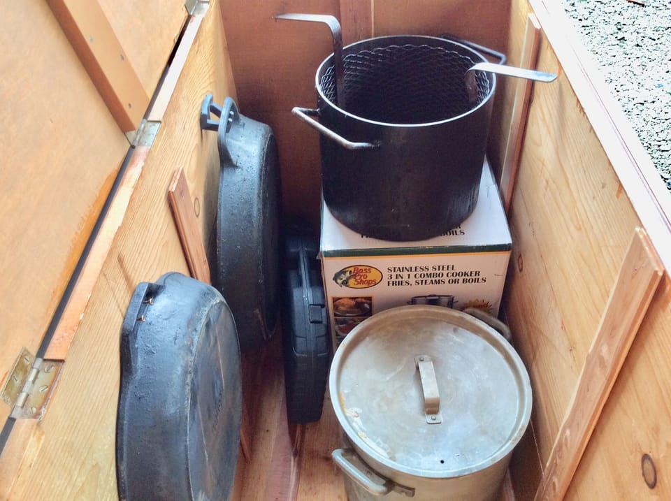 Cooking Box Available for Guests Use