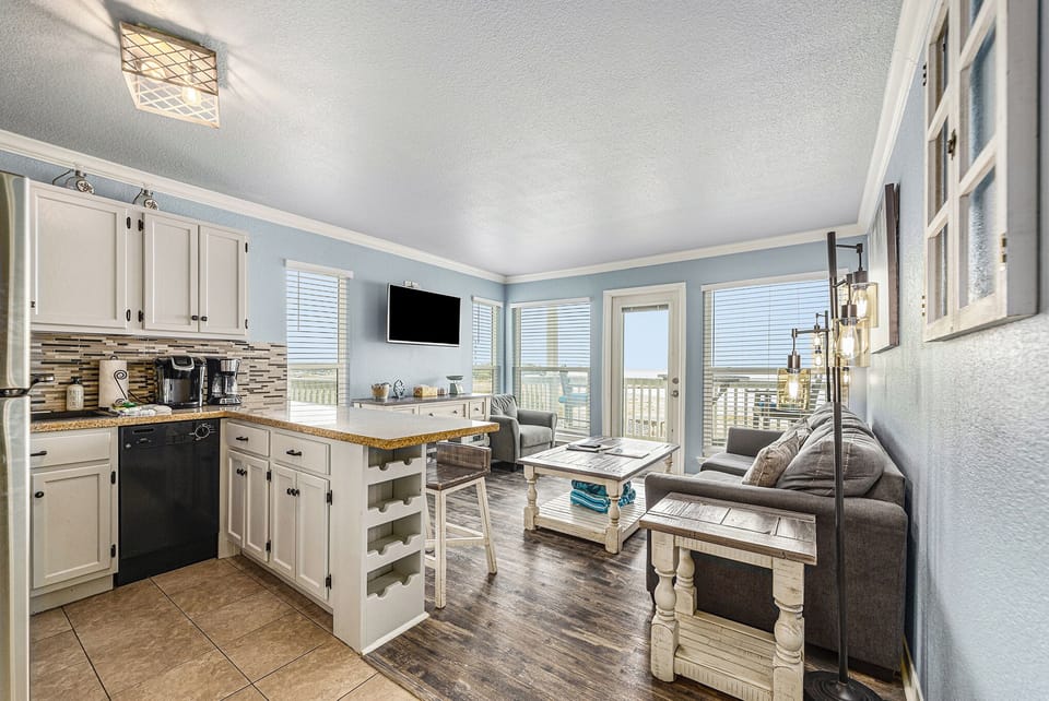 Ocean view from the living room