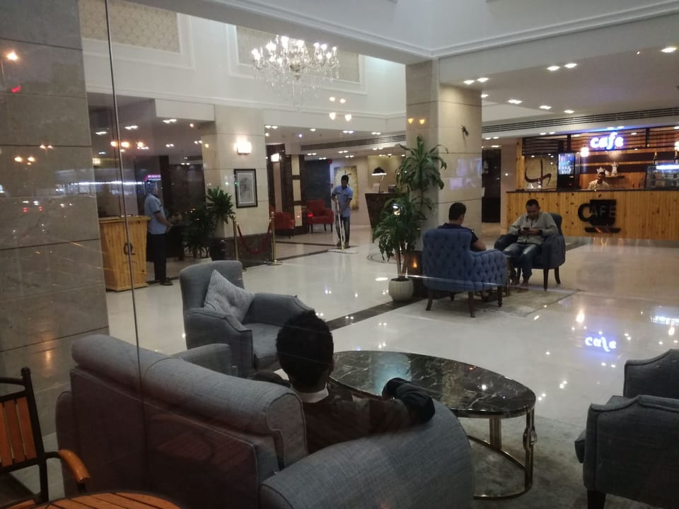 Lobby sitting area