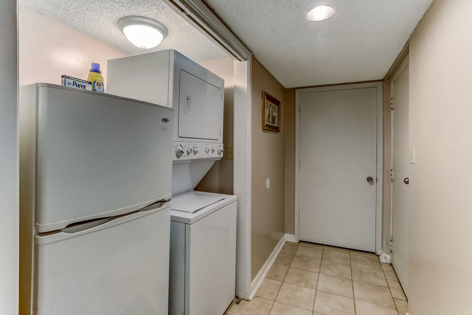 Laundry room with 2nd fridge