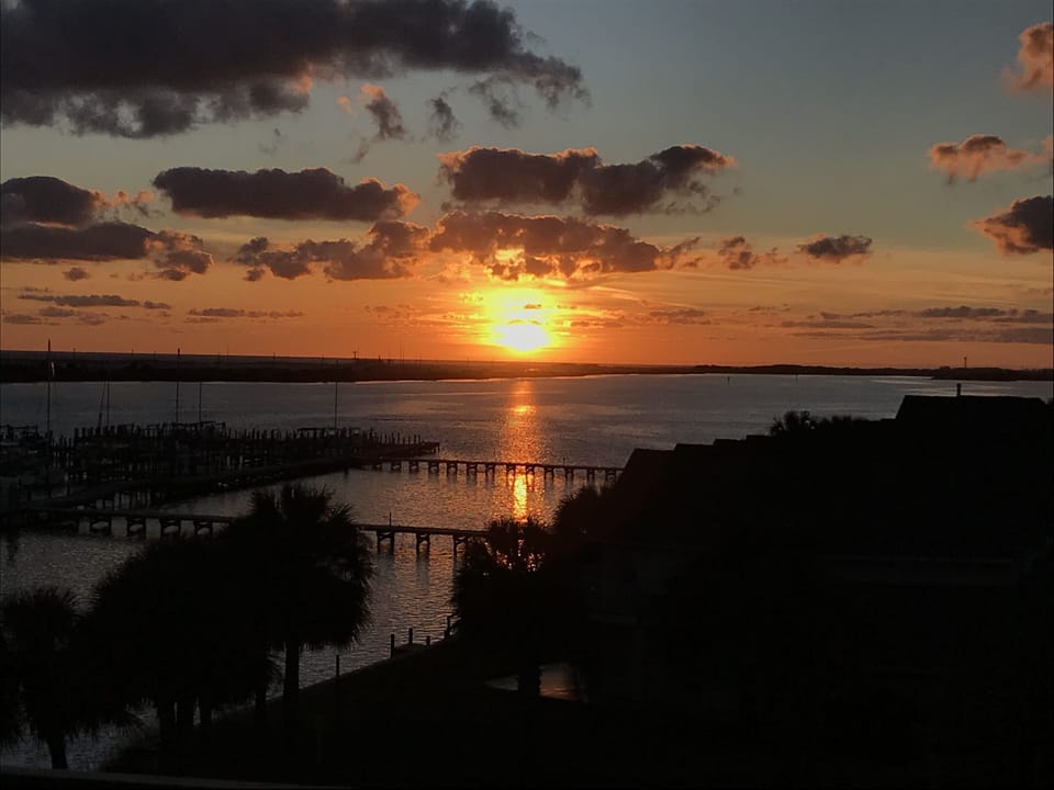 Sunset from balcony