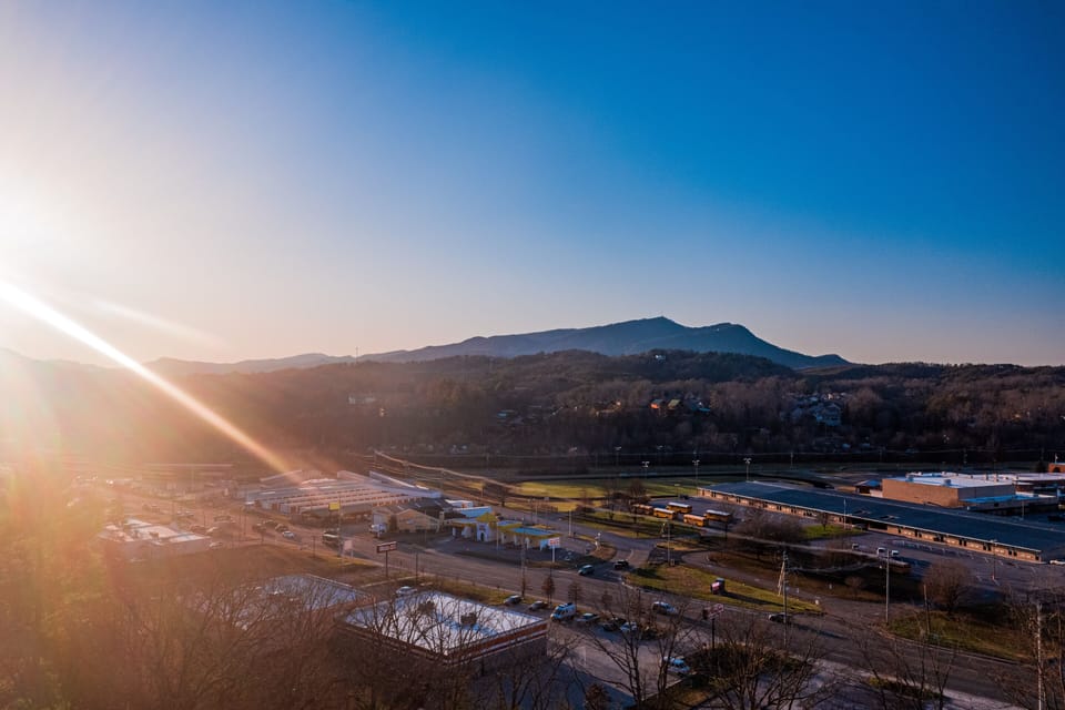 Imagine waking up to a great view of the Smokies.