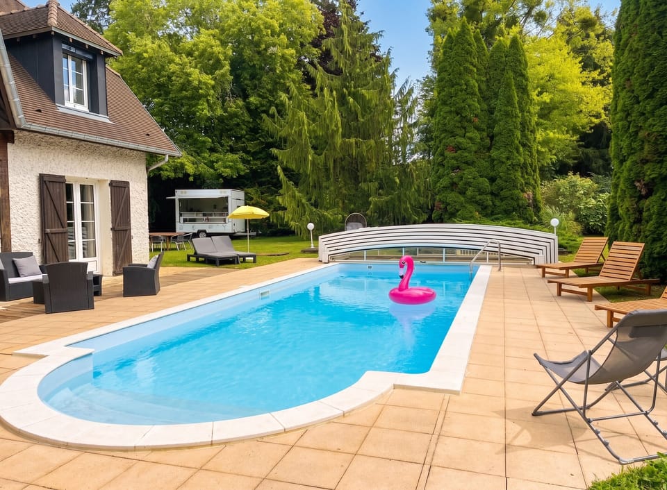 Swimming pool view