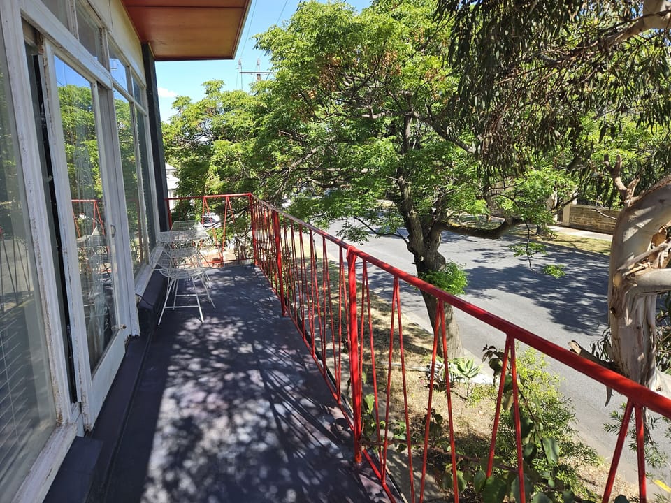 verandah leading off upstairs bedroom