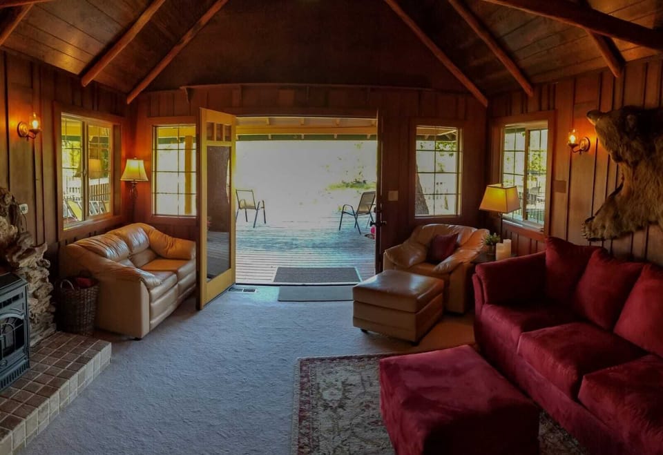 living room to river