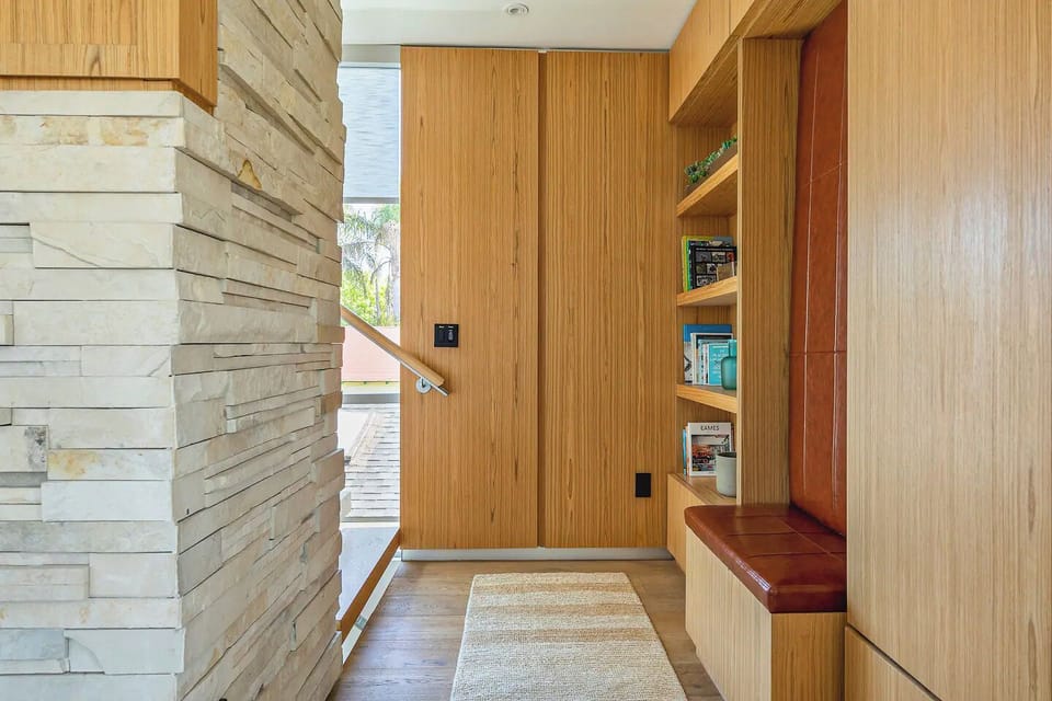 Reading nook.