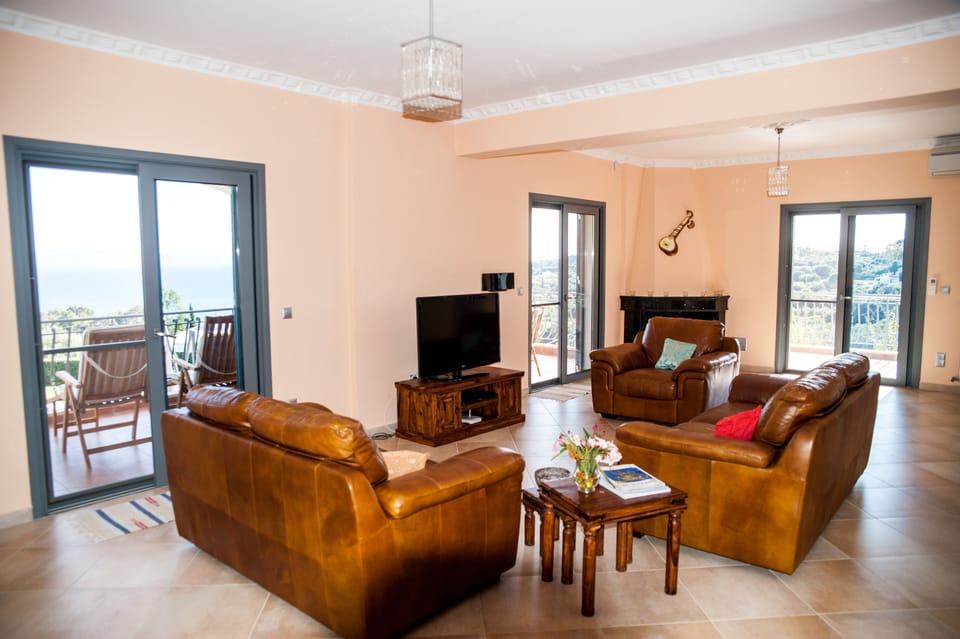 Take in those incredible views from the  living room