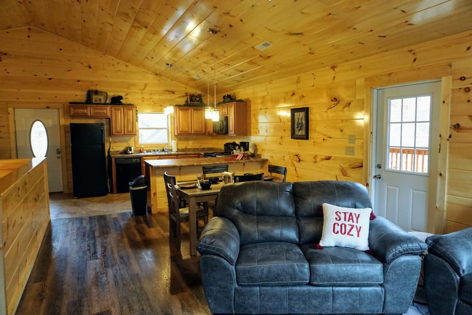 Open main level floor plan