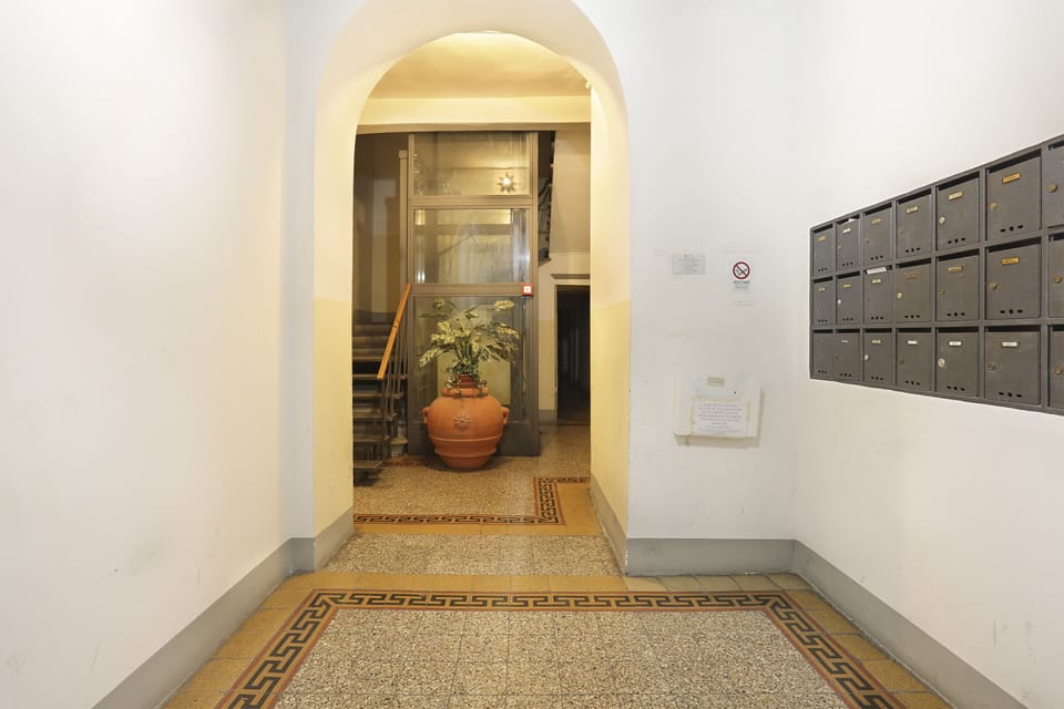 Interior entrance