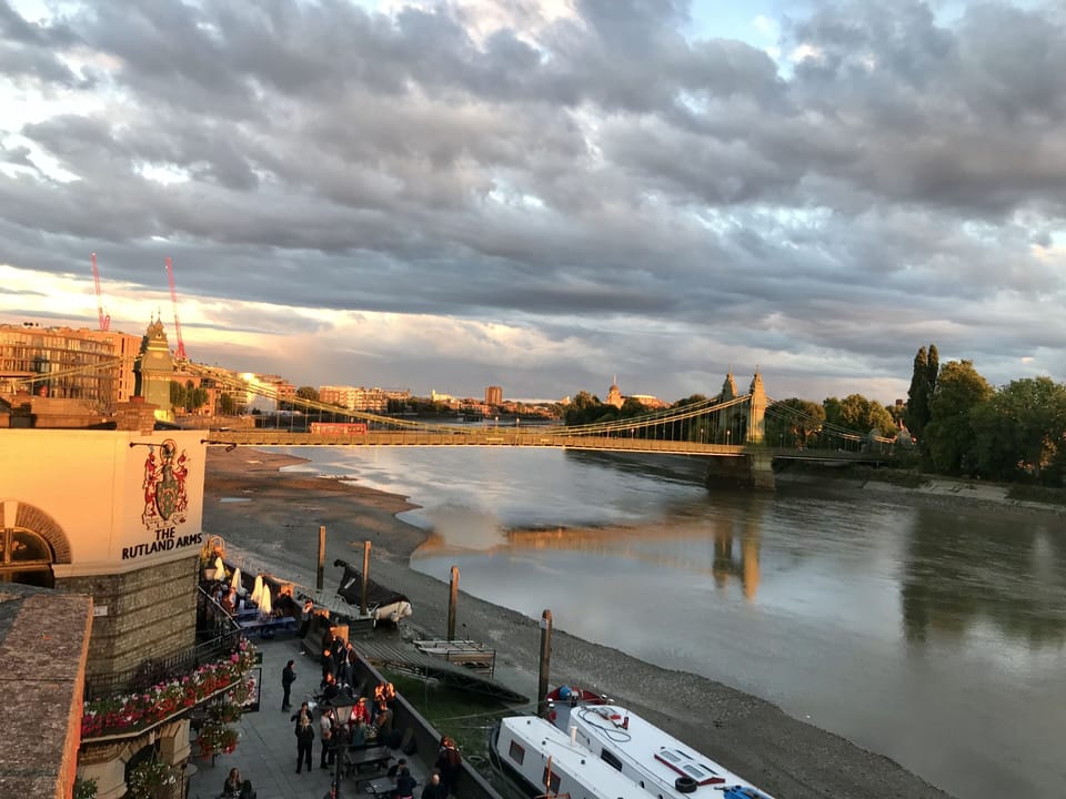 Balcony View at Sunset