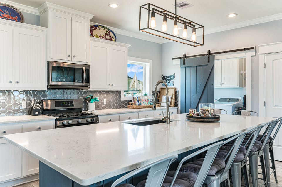well equipped kitchen