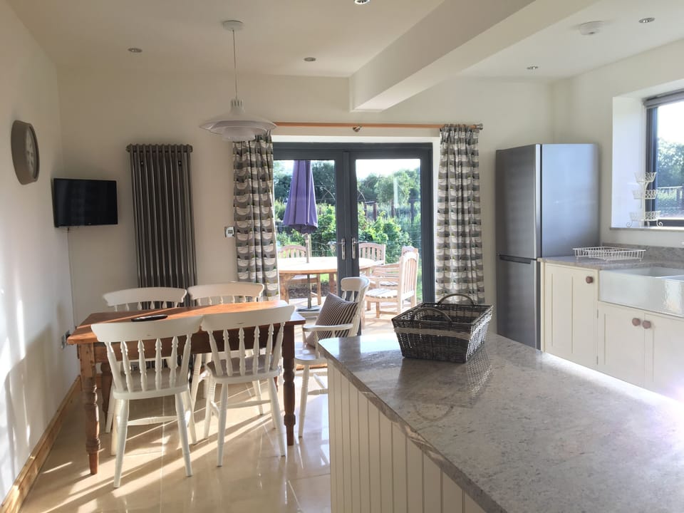 Dining table in kitchen