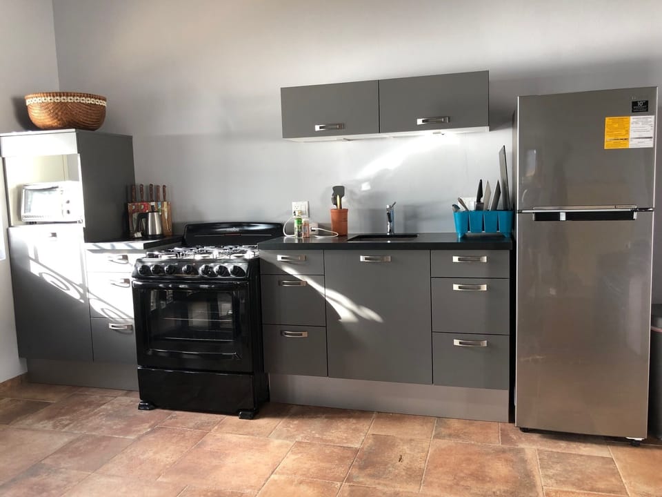 Large kitchen with all of the amenities.