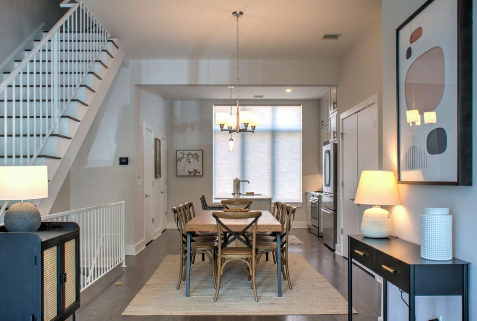 Dining Area with Table for 8
