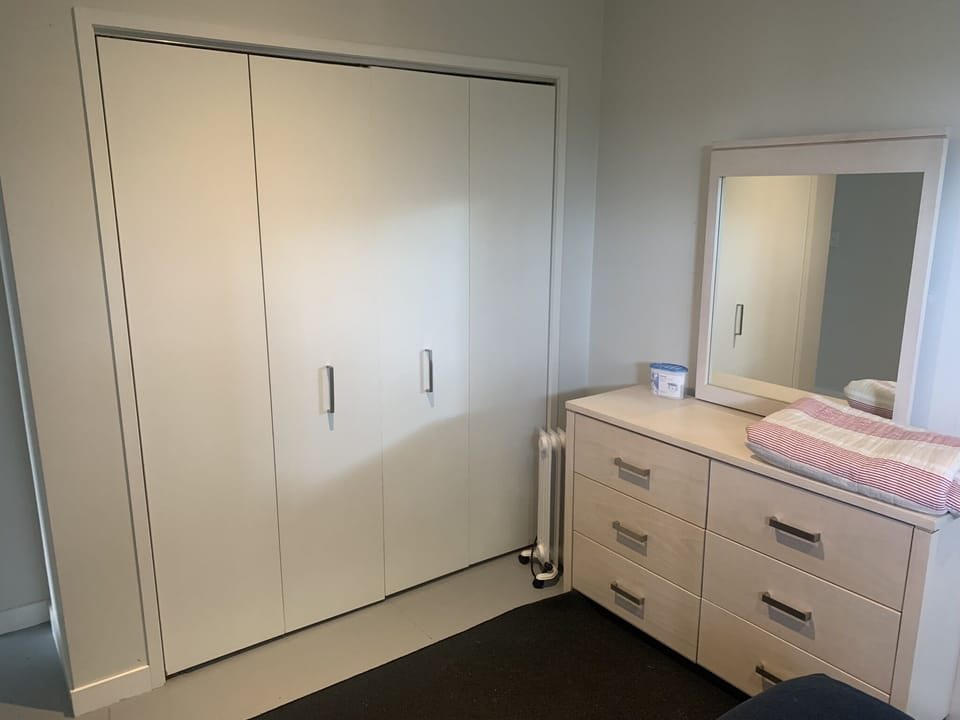 Wardrobe and vanity unit in second Bedroom