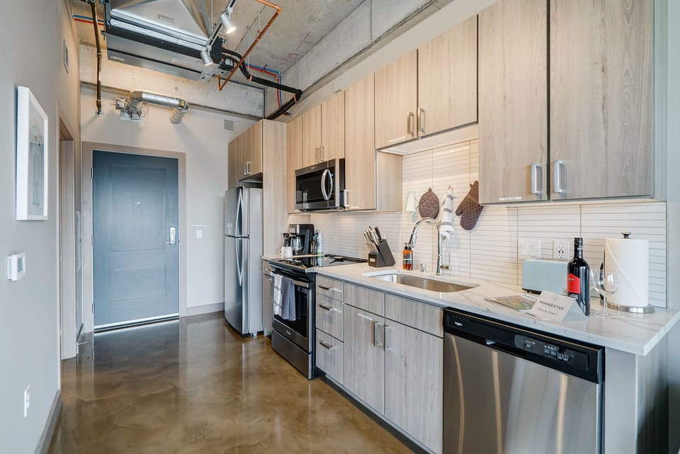 Fully equipped kitchen