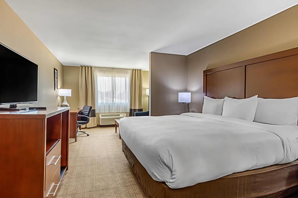 Suite, 1 King Bed, Non Smoking | Premium bedding, pillowtop beds, desk, blackout drapes