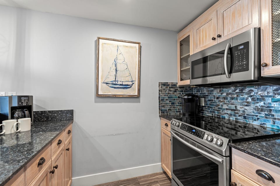 Kitchen with modern appliances