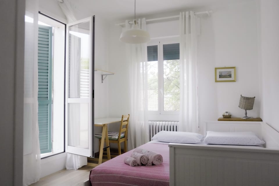 Basic Double Room, Shared Bathroom (Bianca - 2 Pax) | Premium bedding, down comforters, memory foam beds, iron/ironing board