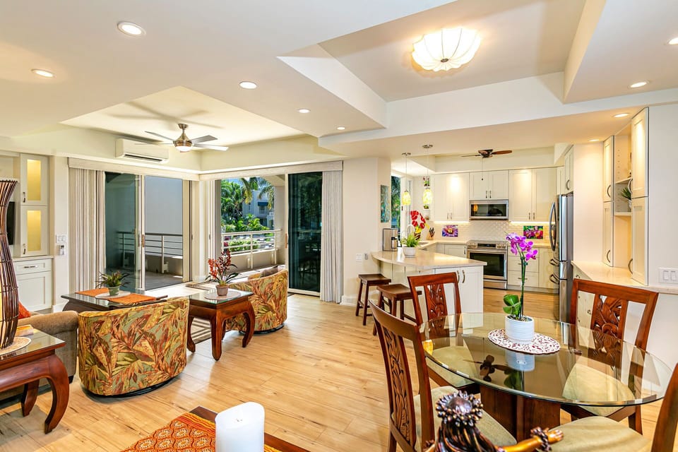 Open concept layout