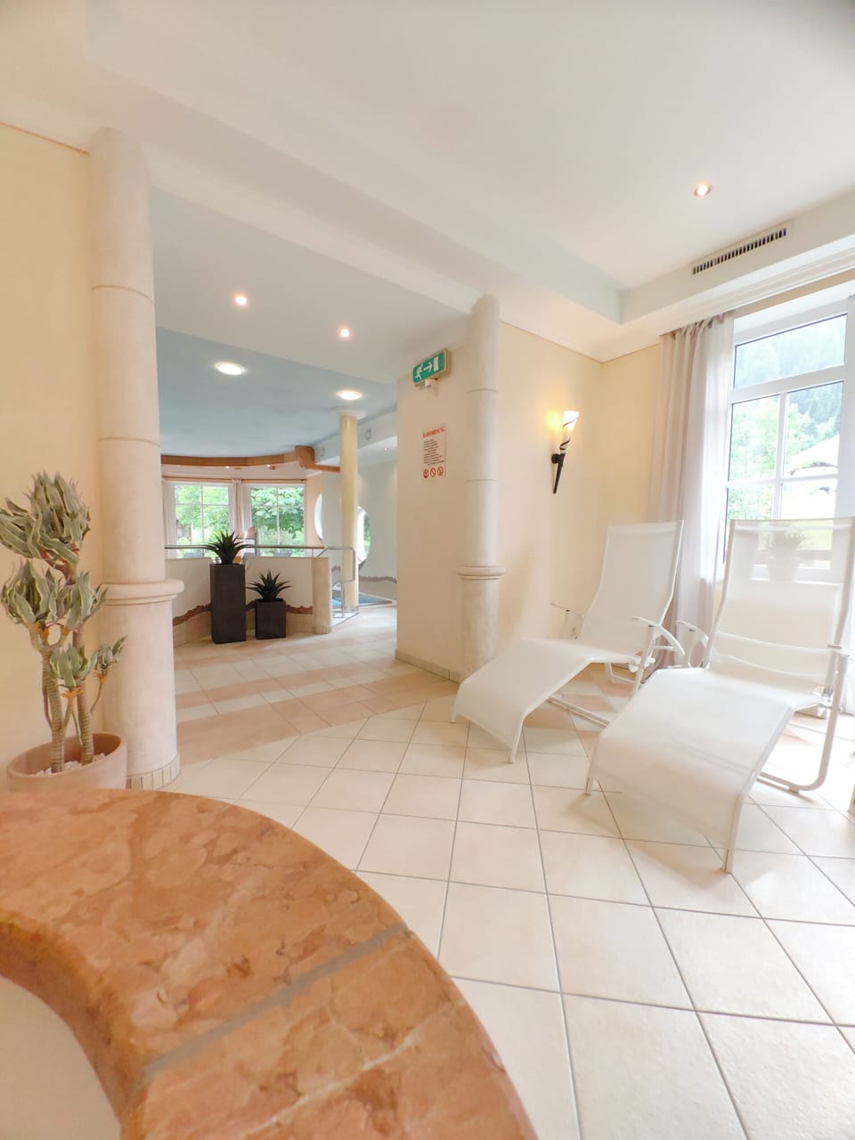 Indoor pool, outdoor pool, open 7:30 AM to 8:00 PM, pool umbrellas