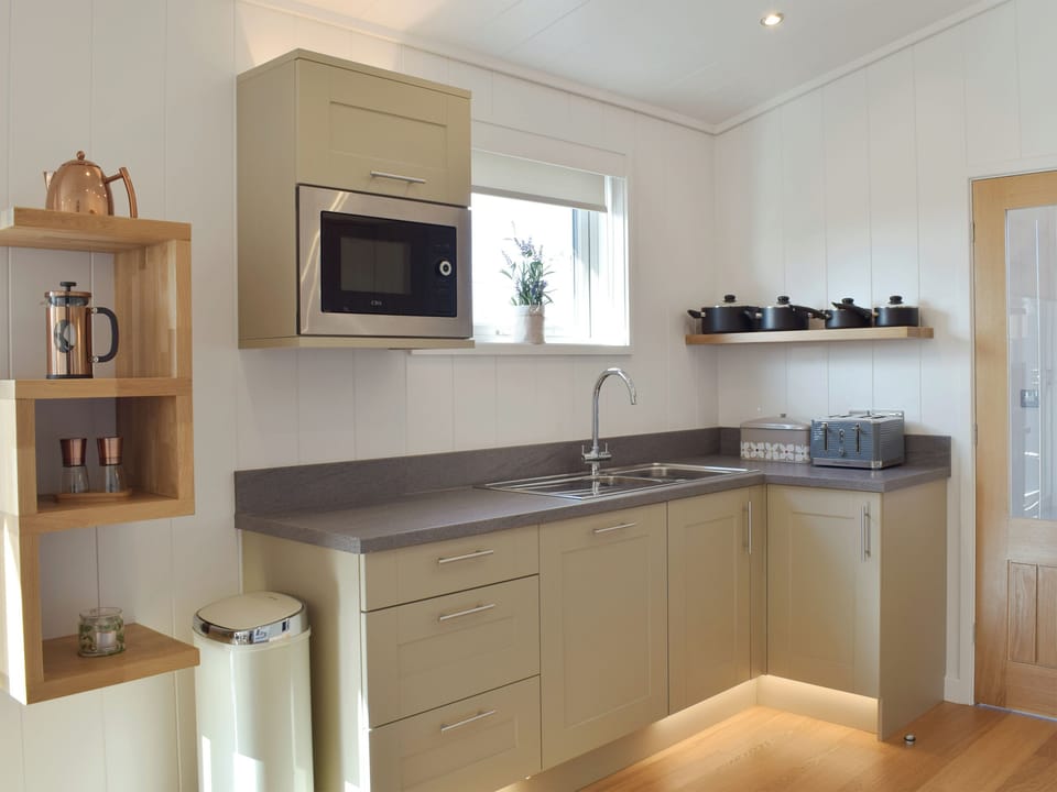 Well equipped kitchen area | Cree Lodge - Cree Valley Lodges, Creetown