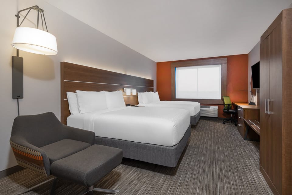 Standard Room, 2 Queen Beds, Accessible (Mobility, Roll-In Shower) | 1 bedroom, in-room safe, desk, laptop workspace