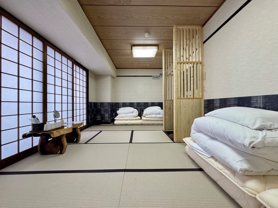 SP34 - Japanese-Style Room, No Toilet or Bathroom, Non Smoking | WiFi (free), bed sheets