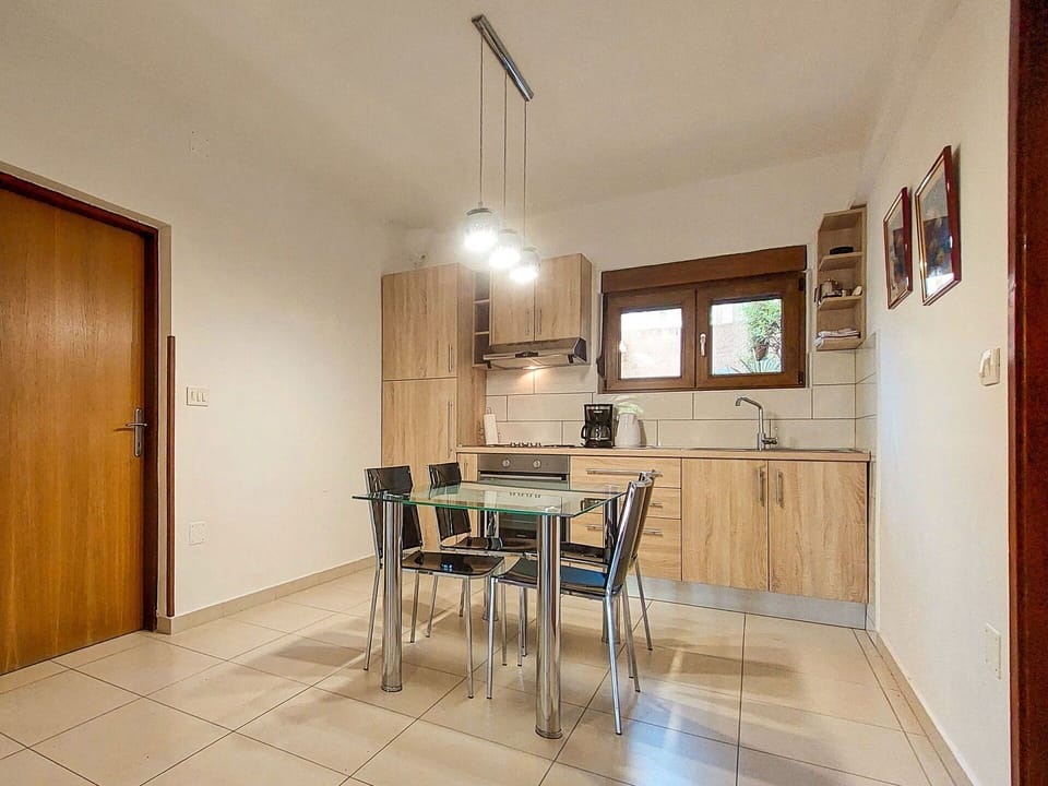 Flooring, Interior Design, Furniture, Ceiling, Floor, Room, Major Appliance, Cabinetry, Kitchen, Countertop