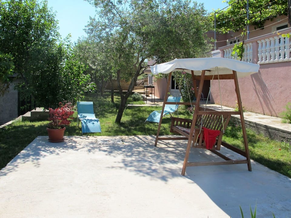 Backyard, Property, Yard, Shade, Real Estate, Garden, Landscaping, Grass, Patio, Building